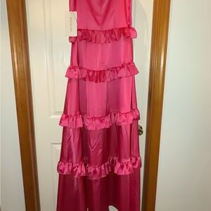 Revelry Sloane Satin Dress